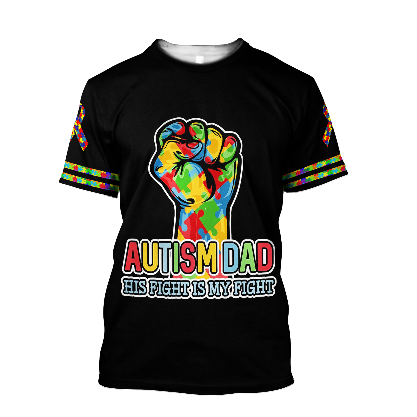 Autism dad 3d hoodie shirt for men and women HAC110504-Apparel-HG-T-shirt-S-Vibe Cosy™