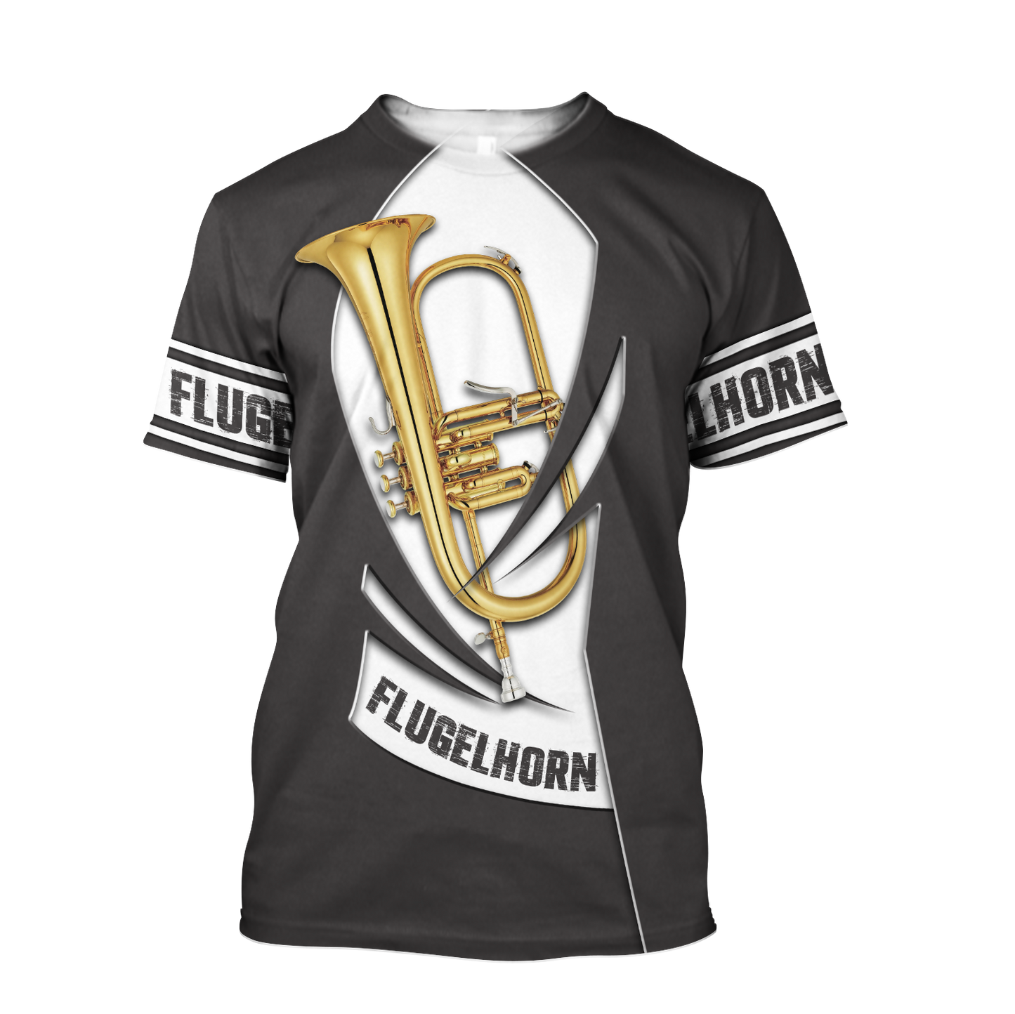 Flugelhorn music 3d hoodie shirt for men and women HG HAC260203-Apparel-HG-T-shirt-S-Vibe Cosy™