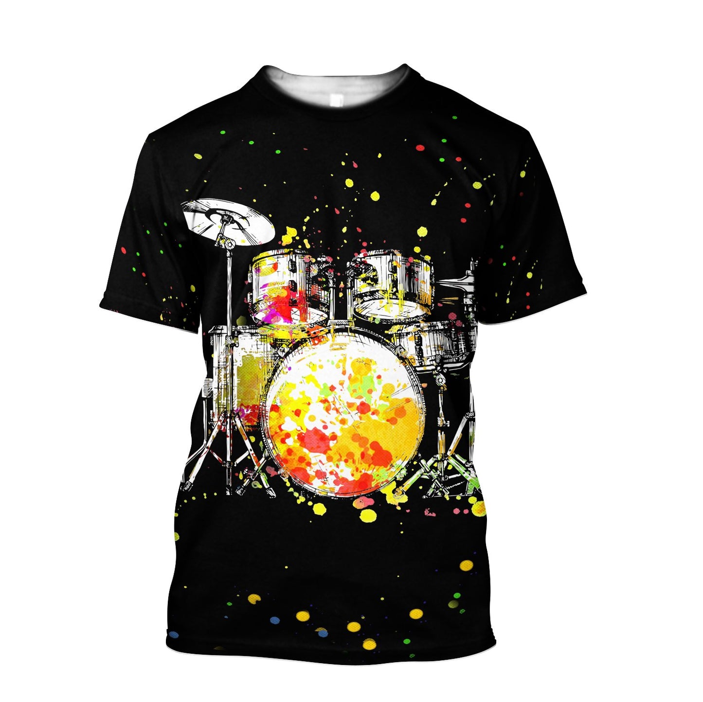 Drum music 3d hoodie shirt for men and women HG HAC23122-Apparel-HG-T-shirt-S-Vibe Cosy™