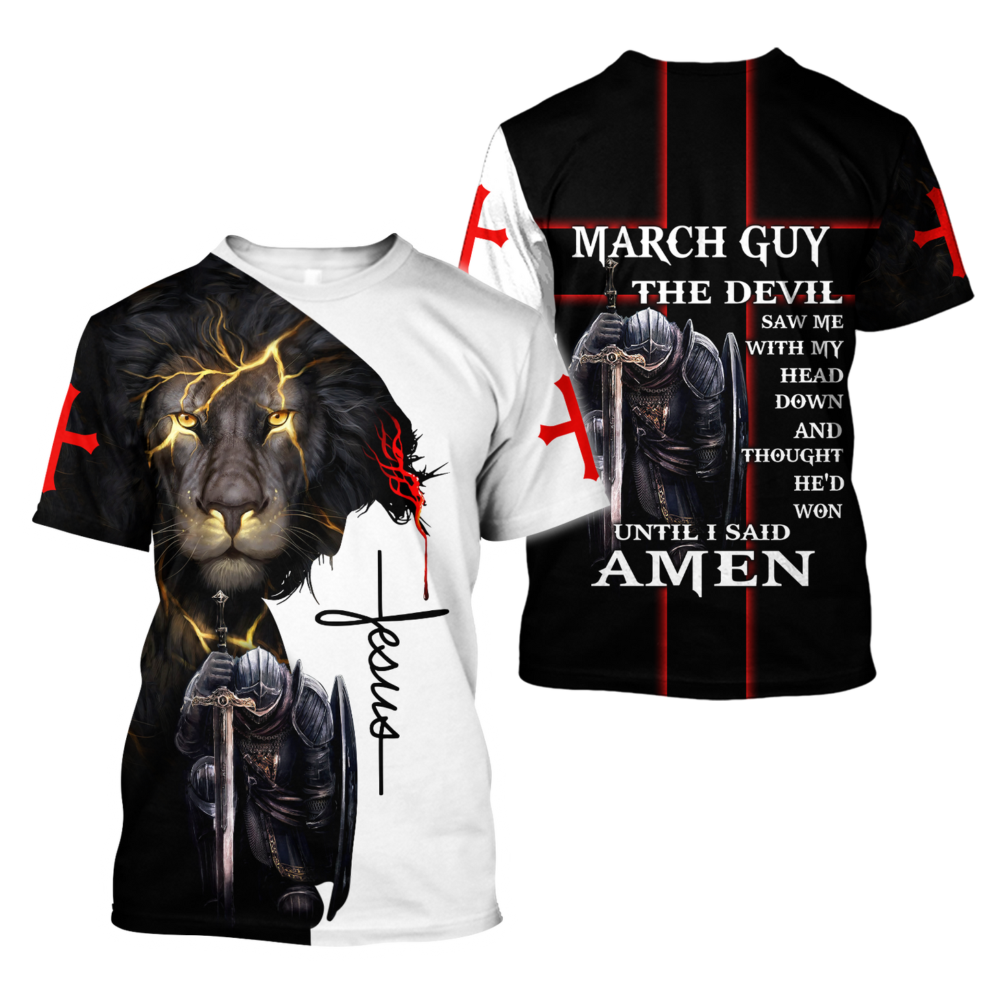 March Guy- Untill I Said Amen 3D All Over Printed Shirts For Men and Women Pi250501S3-Apparel-TA-T-Shirts-S-Vibe Cosy™