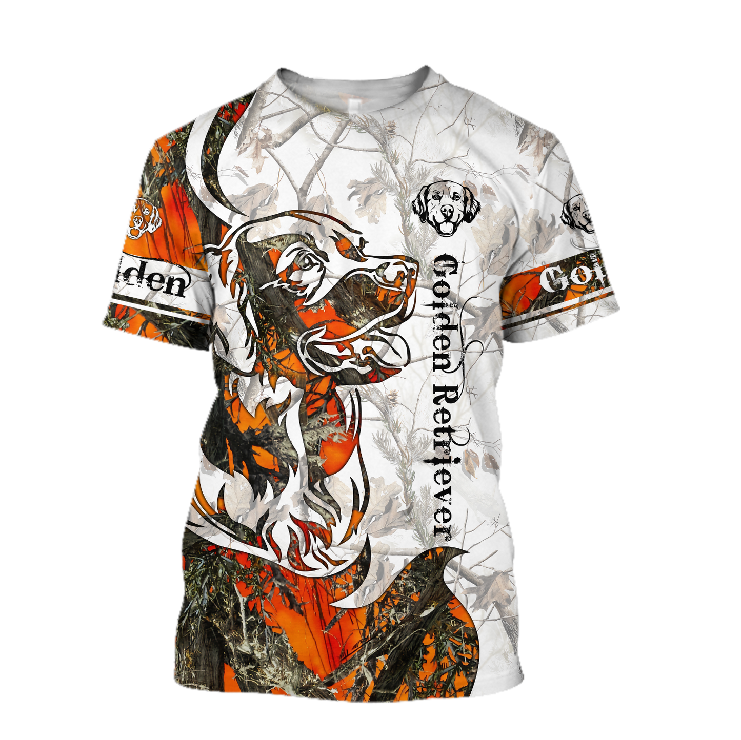 Deer Hunting Golden Retriever Camo 3D All Over Print  Hoodie TR1708203S