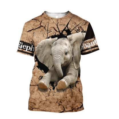 Elephant 3d hoodie shirt for men and women HG71506S5-Apparel-HG-T-shirt-S-Vibe Cosy™