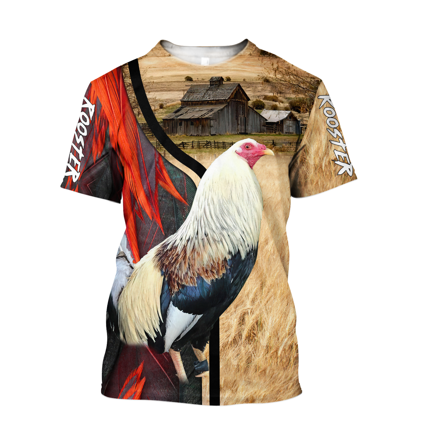 Premium Rooster 3D All Over Printed Unisex Shirts