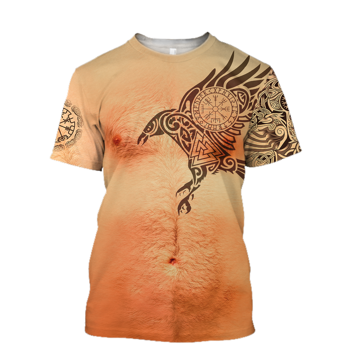 Real Viking Tattoos All Over Printed AM021001-Apparel-HP Arts-T-Shirt-S-Vibe Cosy™