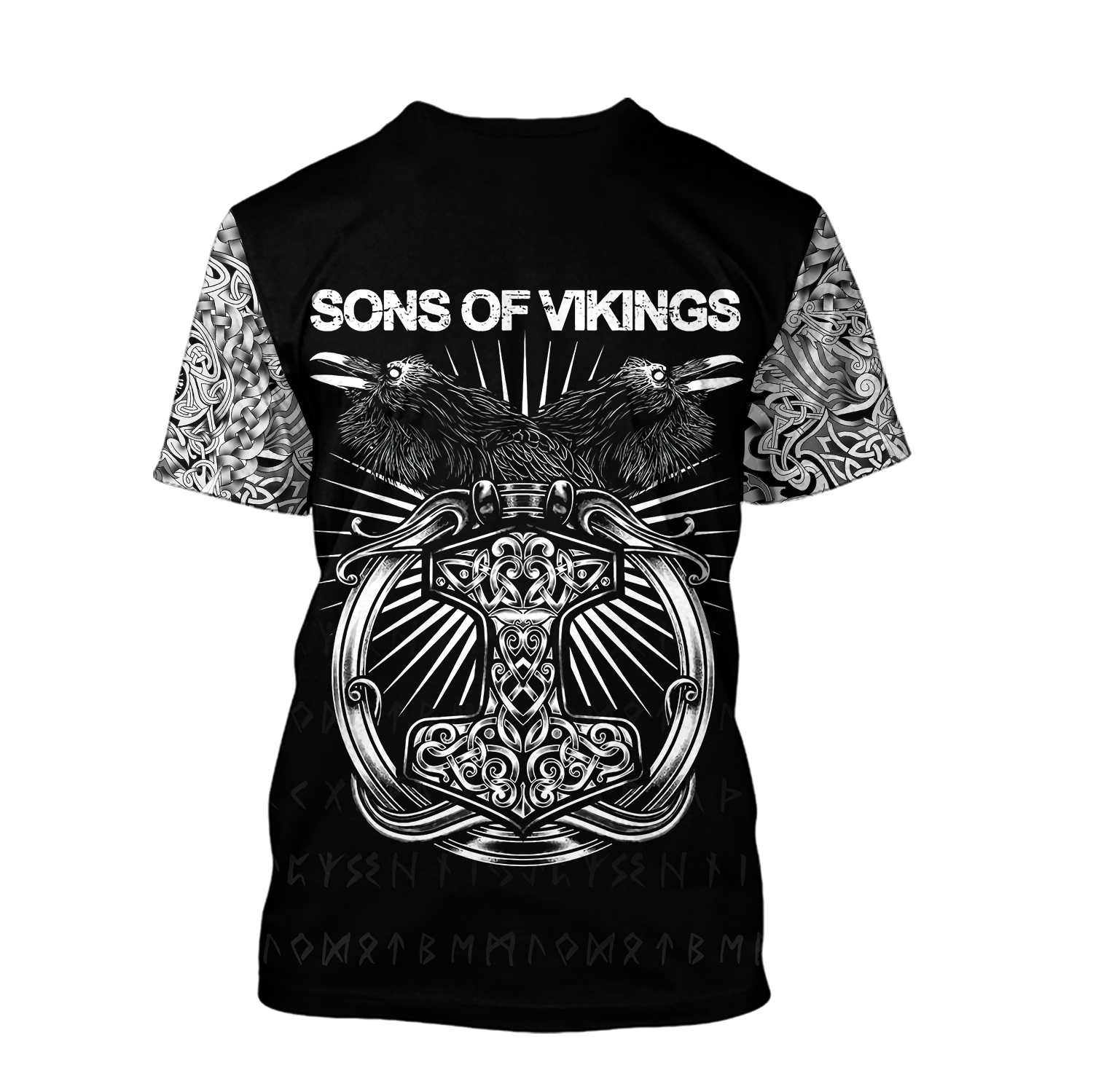 Raven Of Odin All Over Printed AM161001-Apparel-HP Arts-Hoodie-S-Vibe Cosy™