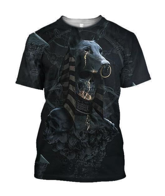 3D All Over Print Anubis and Bastet Legendary Lovers Hoodie-Apparel-Khanh Arts-T-Shirt-S-Vibe Cosy™