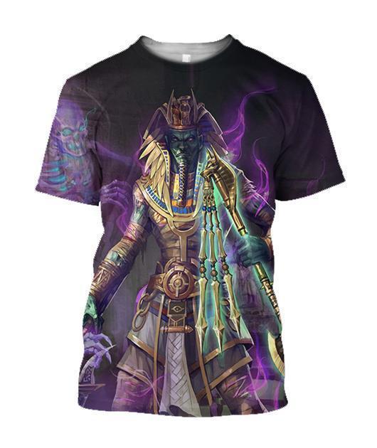 3D All Over Print Osiris Egyptian God Hoodie-Apparel-Khanh Arts-T-Shirt-S-Vibe Cosy™