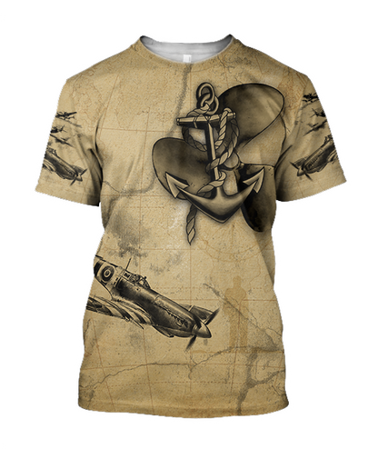 Propeller brave pilots all over printed shirts for men and women JJ020102-Apparel-Huyencass-T-Shirt-S-Vibe Cosy™