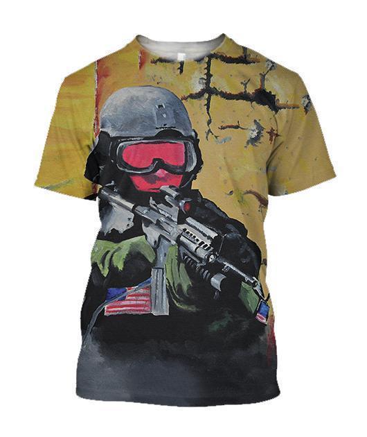 All Over Printed How to Fire a Rifle Shirts-Apparel-HP Arts-T-Shirt-S-Vibe Cosy™