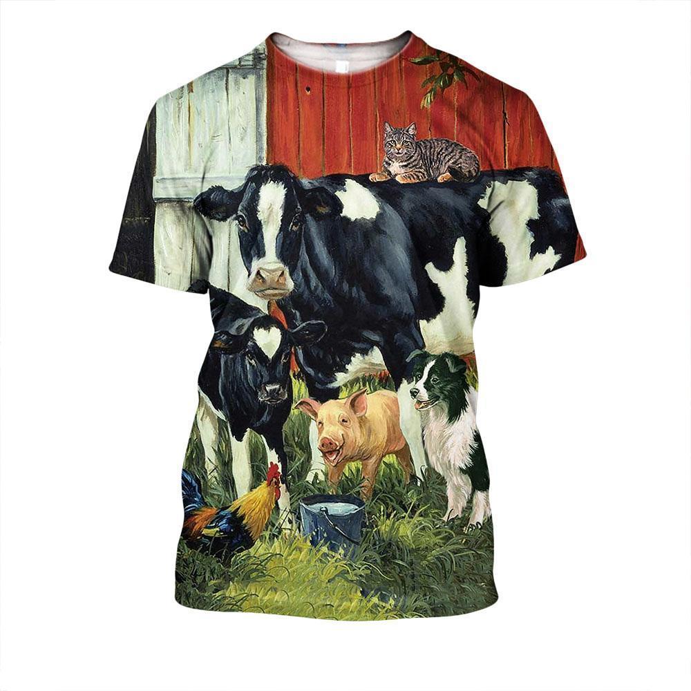Animal in my famer-Apparel-HD09-T-Shirt-S-Vibe Cosy™