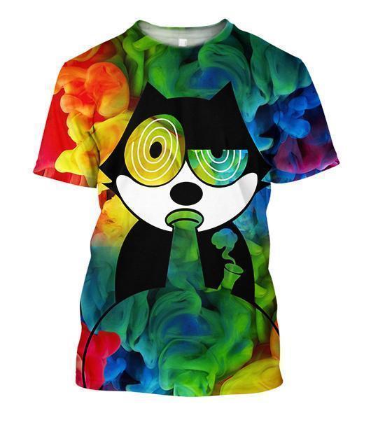 3D All Over Print Gato Felix 2 Hoodie-Apparel-RoosterArt-T-Shirt-S-Vibe Cosy™