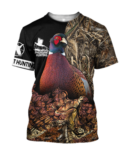 Pheasant Hunting 3D All Over Printed Shirts For Men And Women MP938-Apparel-MP-T-Shirt-S-Vibe Cosy™