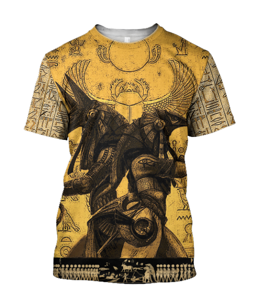 Anubis Ancient Egypt 3D All Over Printed Hoodie Clothes JJ070301-Apparel-MP-T-Shirt-S-Vibe Cosy™