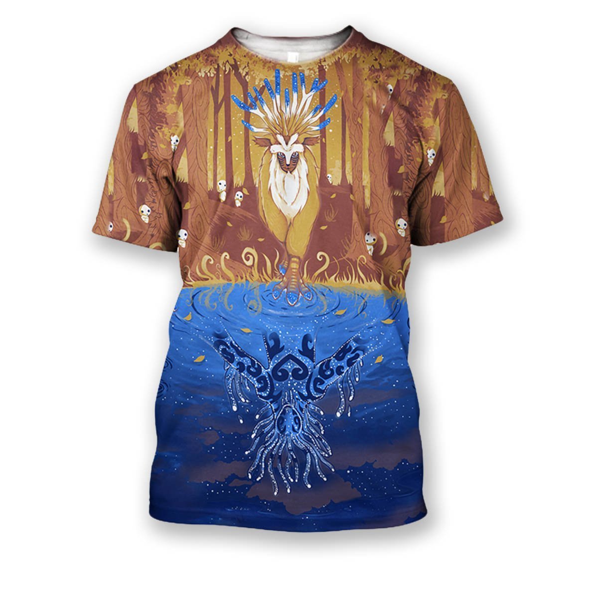 3D All Over Print Autumn Forest Spirit Hoodie-Apparel-HD09-T-Shirt-S-Vibe Cosy™