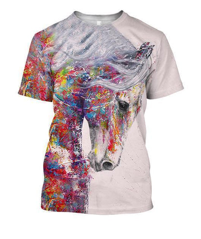 All Over Print Horse Art-Apparel-Phaethon-Hoodie-S-Vibe Cosy™