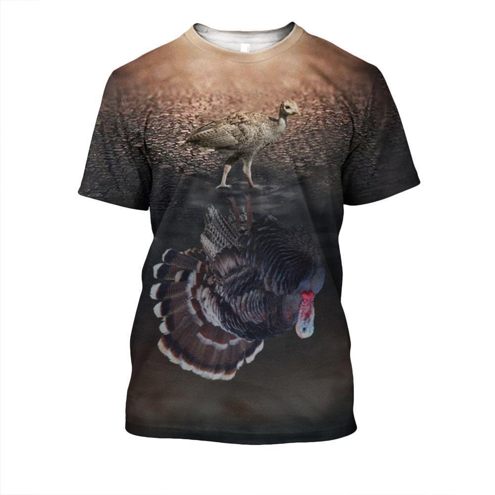 3D All Over Print Hunting Turkey Hoodie-Apparel-HD09-T-Shirt-S-Vibe Cosy™