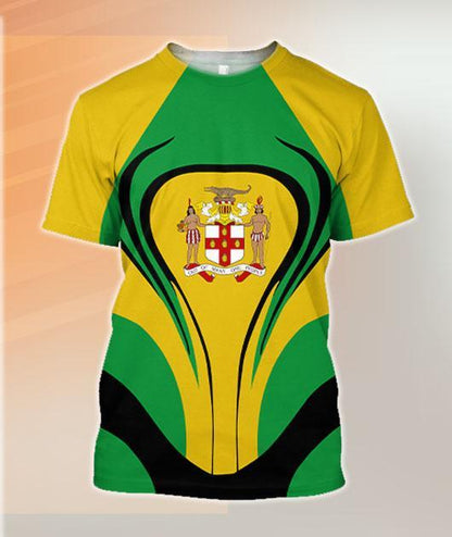 Jamaica Flag Hoodie Cannon Style - Bn10-Apparel-Phaethon-T-Shirt-S-Vibe Cosy™