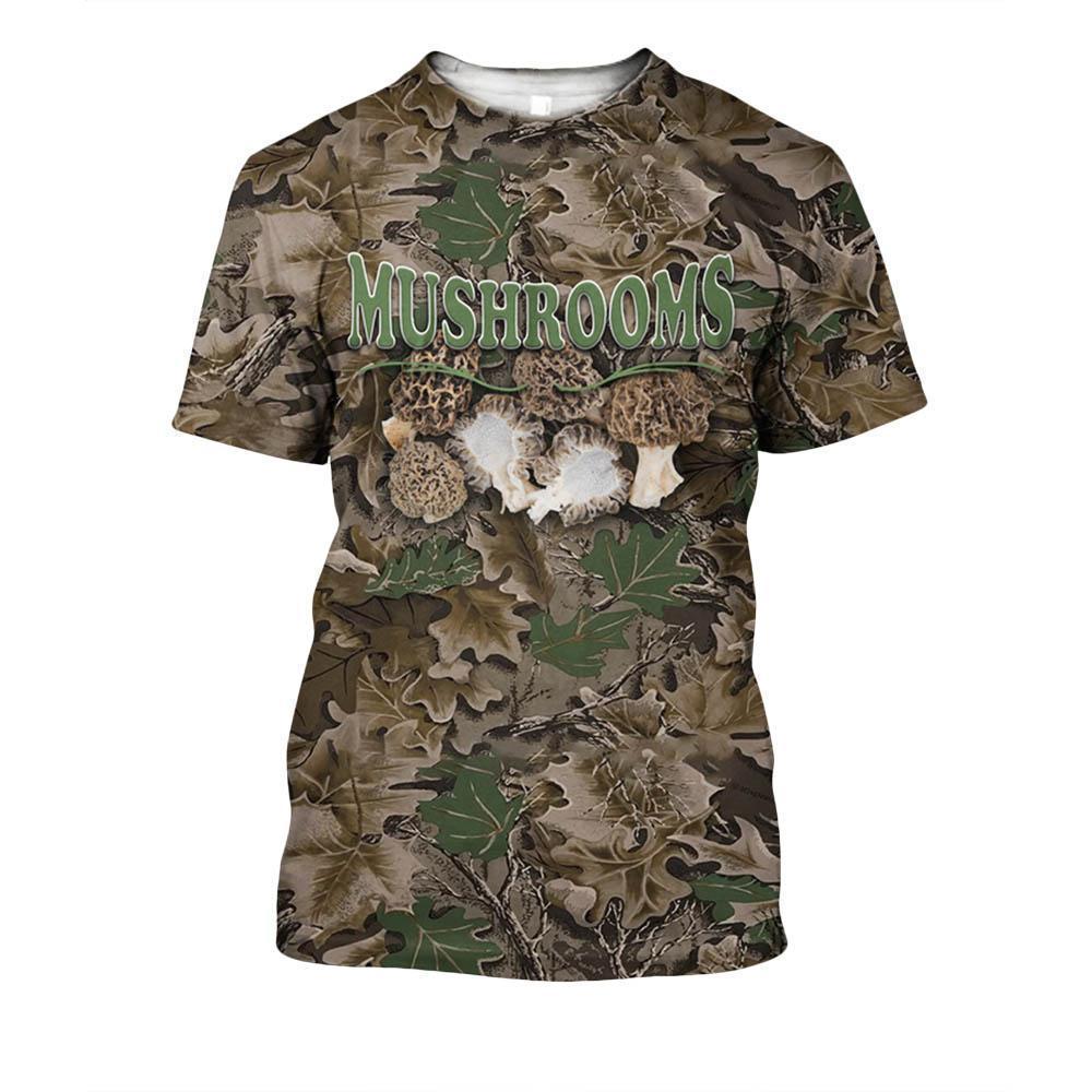 Forest Mushrooms Art all over-Apparel-NTH-T-Shirt-S-Vibe Cosy™