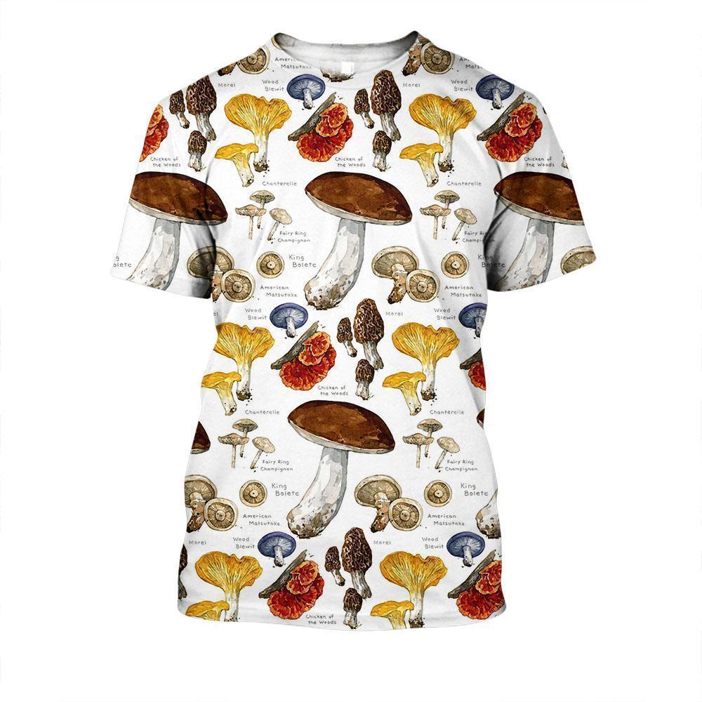 Mushroom Champignons-Apparel-NTH-T-Shirt-S-Vibe Cosy™