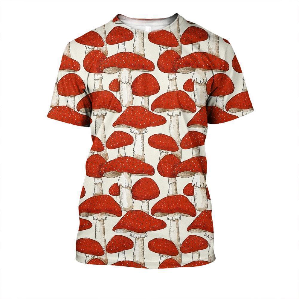 Amanita Muscaria Mushroom-Apparel-NTH-T-Shirt-S-Vibe Cosy™