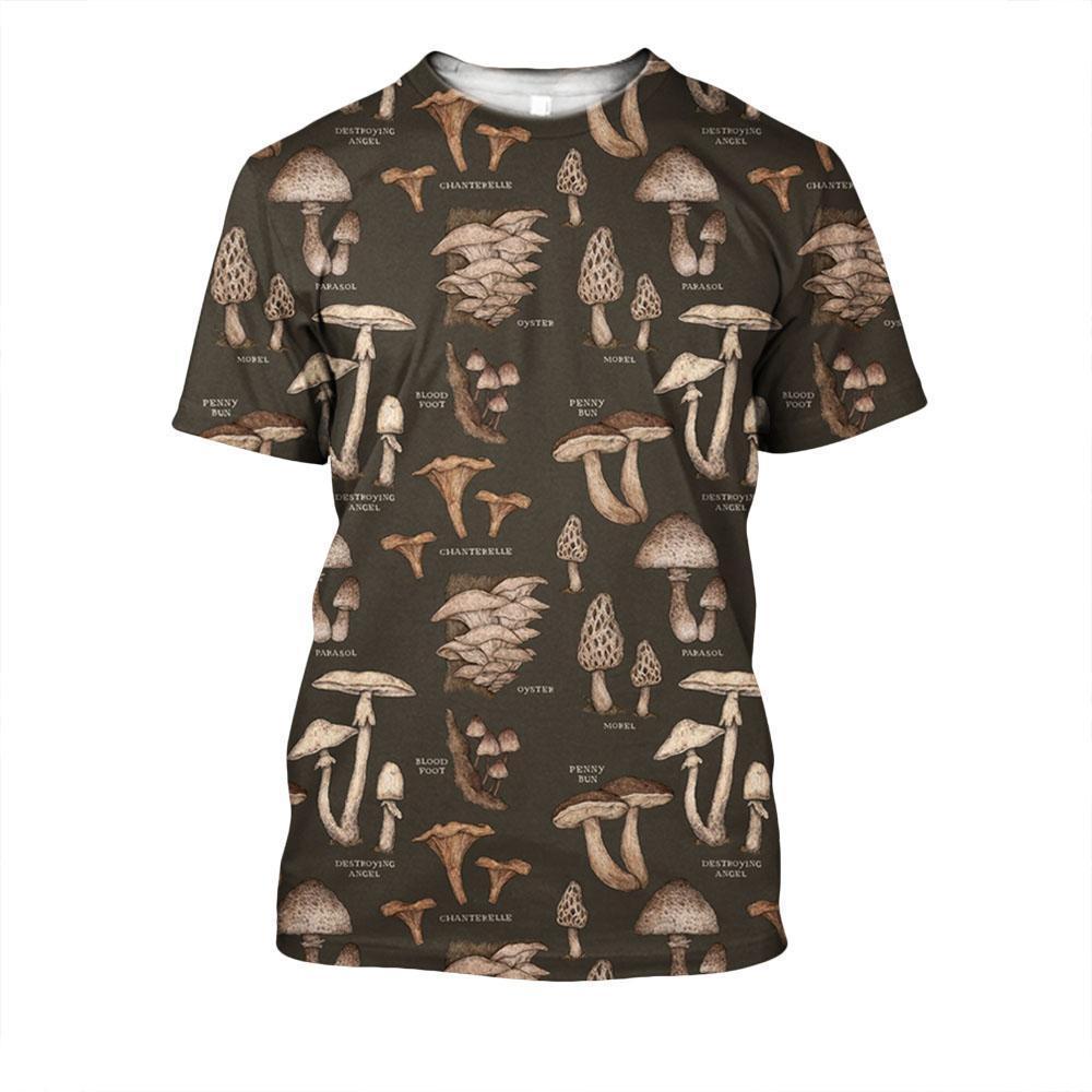 All Over Print Many mushroom-Apparel-NTH-T-Shirt-S-Vibe Cosy™