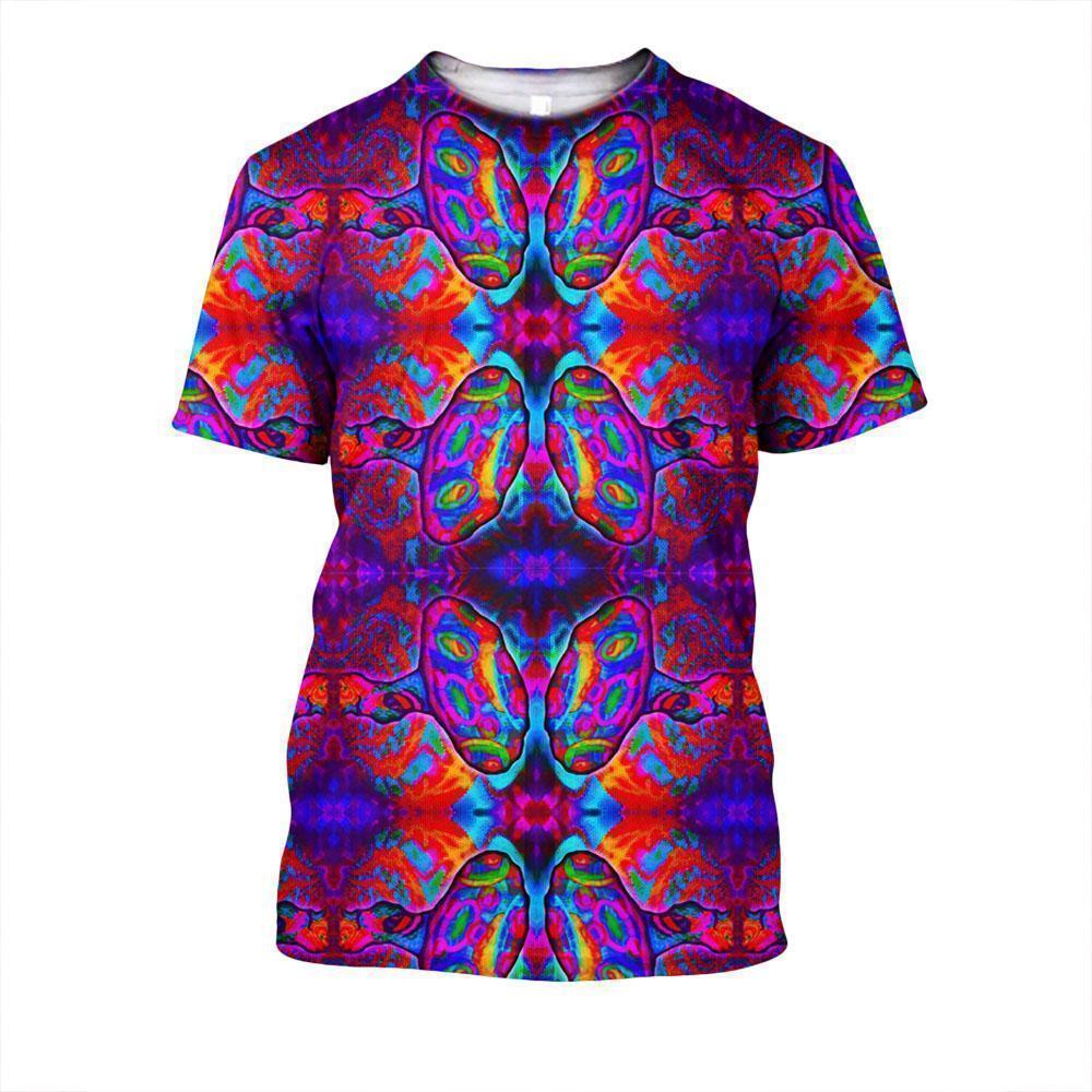 All Over Print Psilocybin Mushroom-Apparel-NTH-T-Shirt-S-Vibe Cosy™