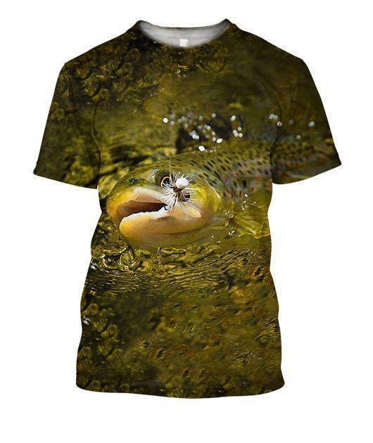 3D All Over Printing Fishing Trout Hoodie-Apparel-Phaethon-T-Shirt-S-Vibe Cosy™