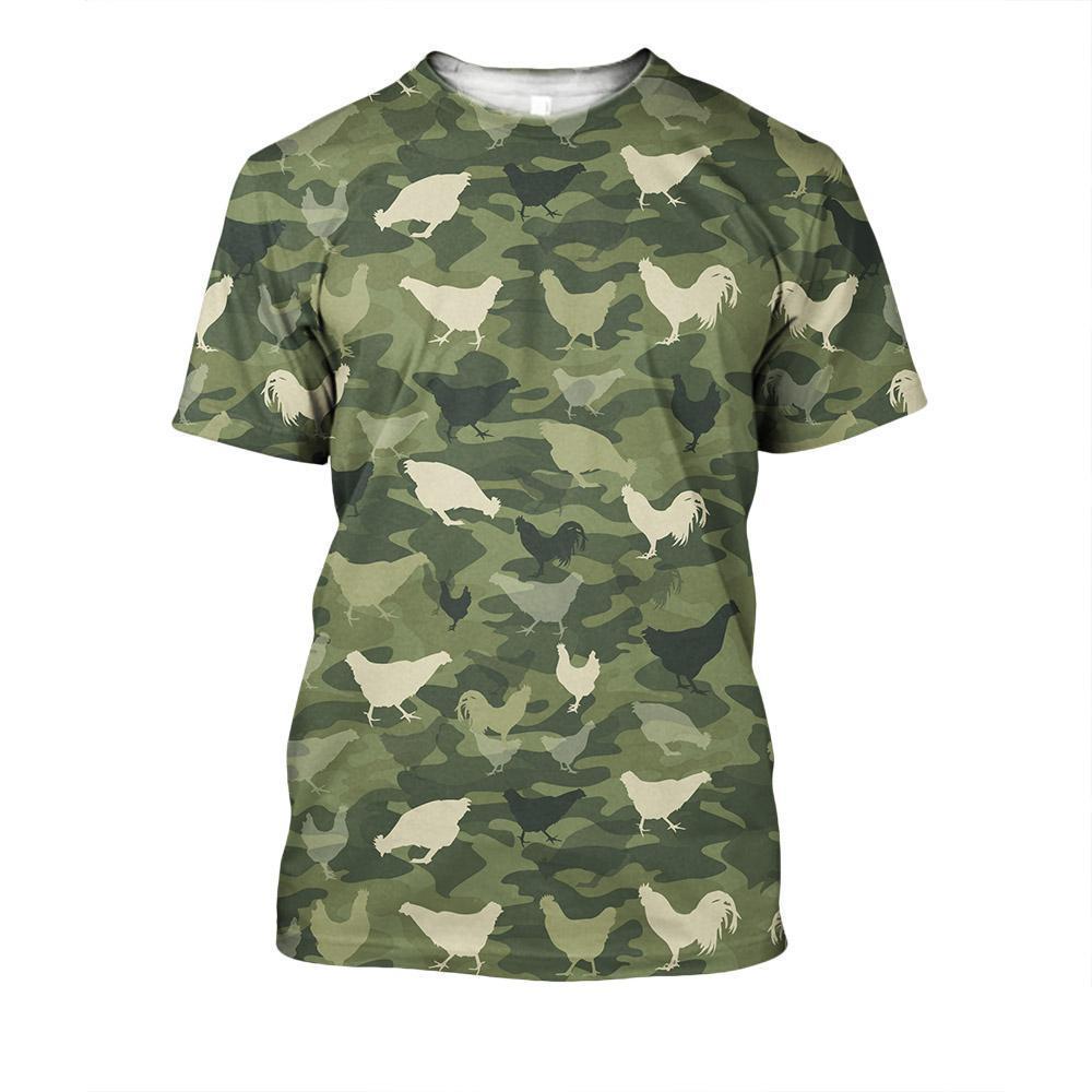 Camo Chickens Farmer-Apparel-HD09-T-Shirt-S-Vibe Cosy™