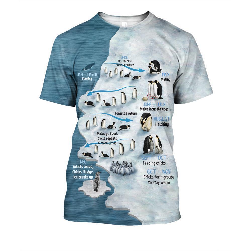 Ice sheets and penguins Hoodie-Apparel-HD09-T-Shirt-S-Vibe Cosy™