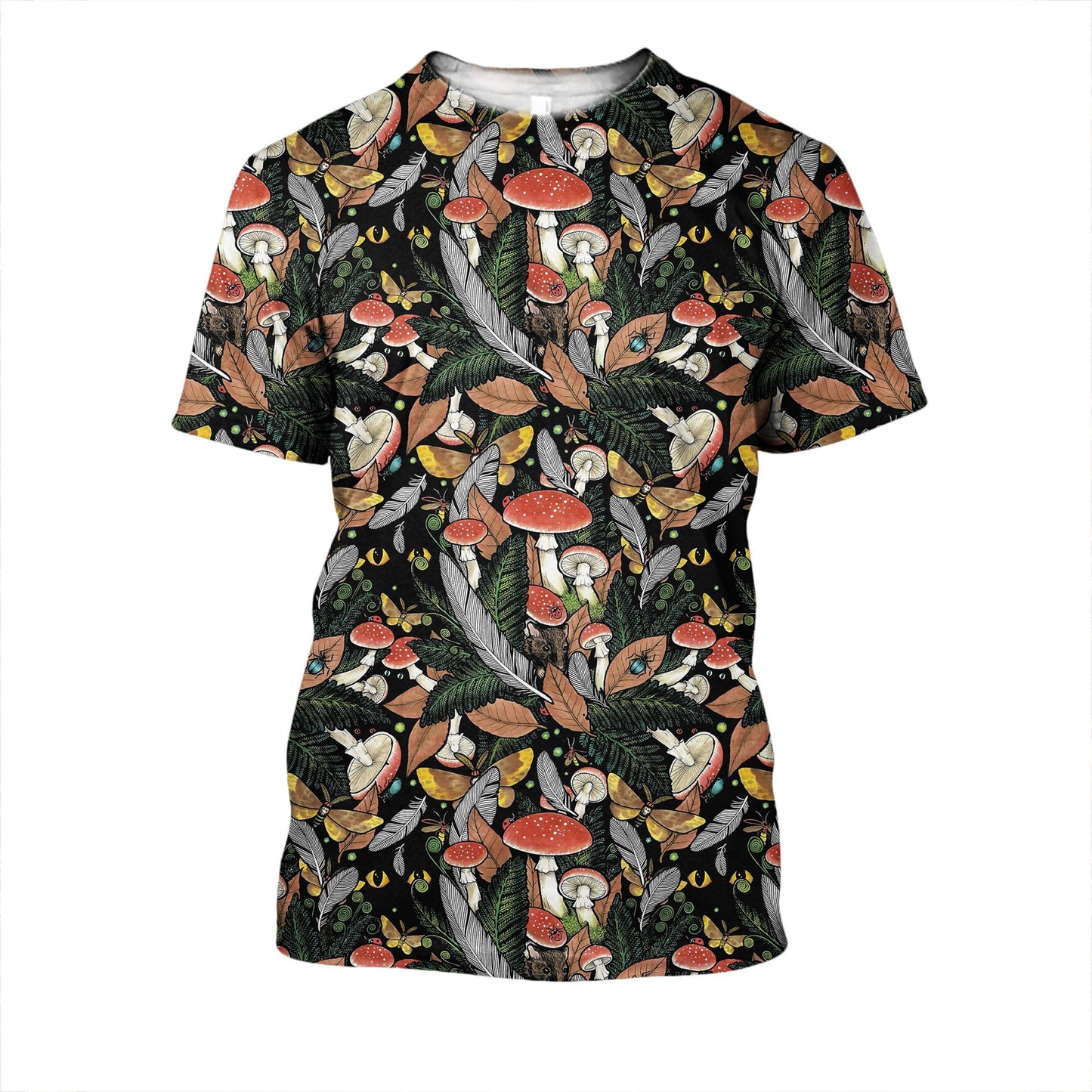 Beautiful Forest Mushroom Hoodie-Apparel-NTH-T-Shirt-S-Vibe Cosy™