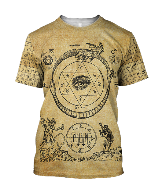 Alchemy 3D All Over Printed Shirts Hoodie JJ140103-Apparel-MP-T-Shirt-S-Vibe Cosy™
