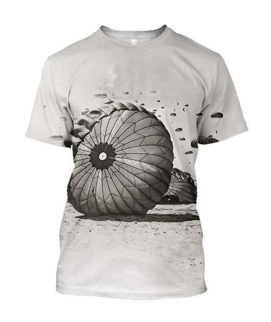 3D All Over Printed Paratrooper The Soldiers Shirts-Apparel-HP Arts-T-Shirt-S-Vibe Cosy™