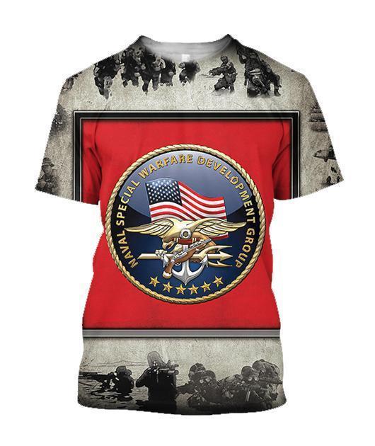 All Over Printed Naval Special Warfare Shirts-Apparel-HP Arts-T-Shirt-S-Vibe Cosy™