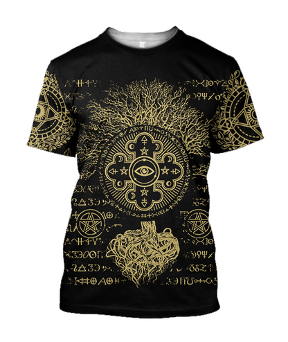 Alchemy World Tree 3D All Over Printed Shirts Hoodie JJ140201-Apparel-MP-T-Shirt-S-Vibe Cosy™