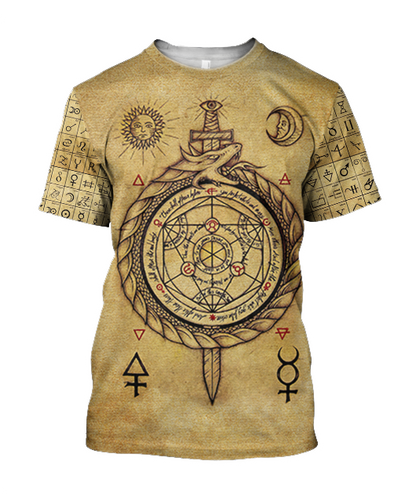 Alchemy 3D All Over Printed Shirts Hoodie JJ020101-Apparel-MP-T-Shirt-S-Vibe Cosy™