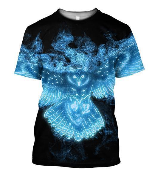 3D All Over Printing Owl Ice Hoodie-Apparel-Phaethon-T-Shirt-S-Vibe Cosy™