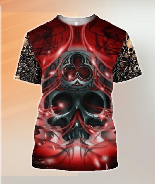 Love Skull PL267-Apparel-PL8386-T-shirt-S-Vibe Cosy™