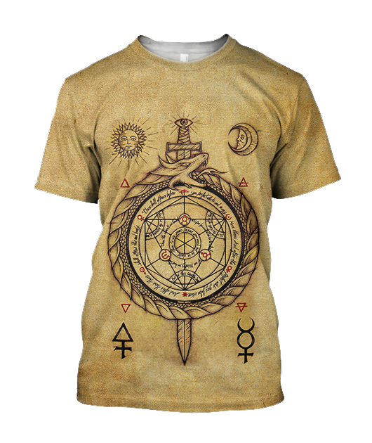 Alchemy 3D All Over Printed Shirts Hoodie JJ140106-Apparel-MP-T-Shirt-S-Vibe Cosy™