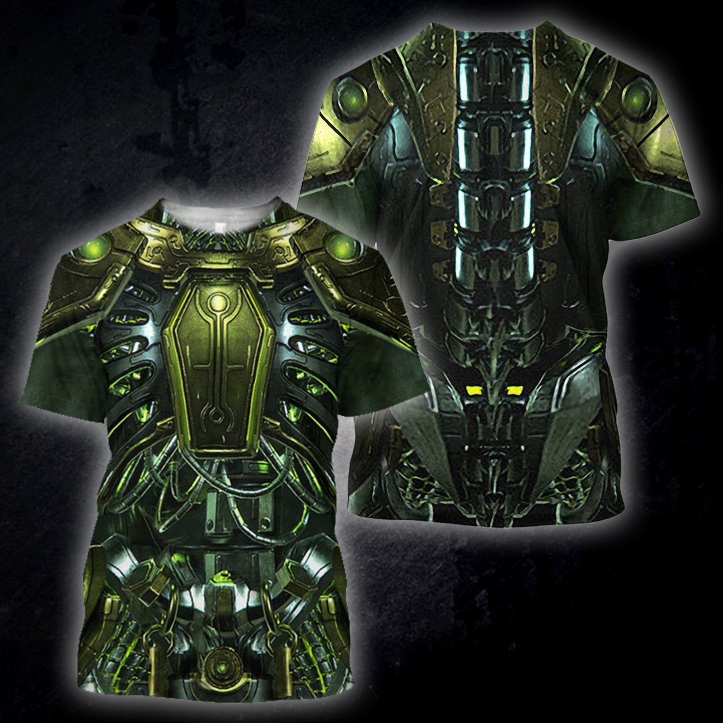 3D All Over Printed Necrons Cover-Apparel-HP Arts-T-Shirt-S-Vibe Cosy™