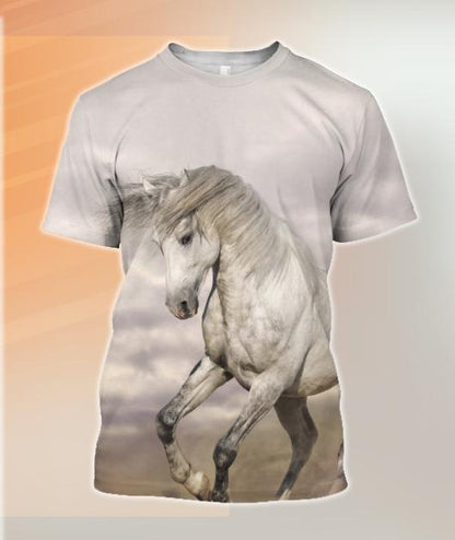 Dawn - Horse NTH220709-Apparel-NTH-T-Shirt-S-Vibe Cosy™