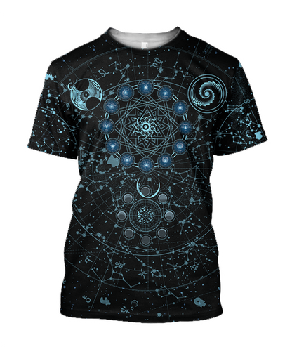 Alchemy Sky Signs 3D All Over Printed Shirts Hoodie JJ040201-Apparel-MP-T-Shirt-S-Vibe Cosy™