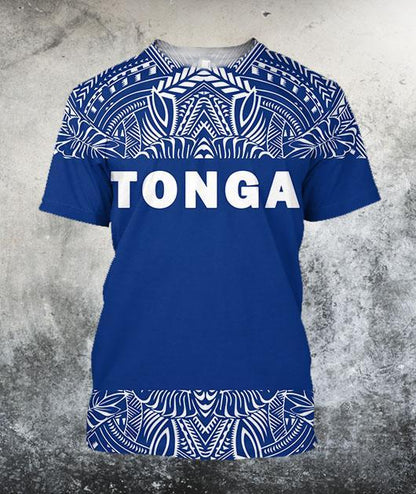 Tonga All Over Hoodie - Polynesian Blue And White - BN09-Apparel-Phaethon-T-Shirt-S-Vibe Cosy™