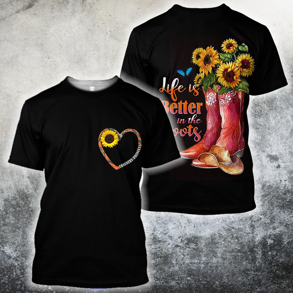 3D All Over Printed Life is better in the Boots Hoodie-Apparel-HP Arts-T-Shirt-S-Vibe Cosy™