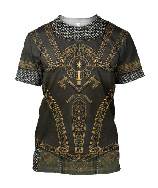 3D printed Knight Armor Tops MP810-Apparel-MP-T-shirt-S-Vibe Cosy™