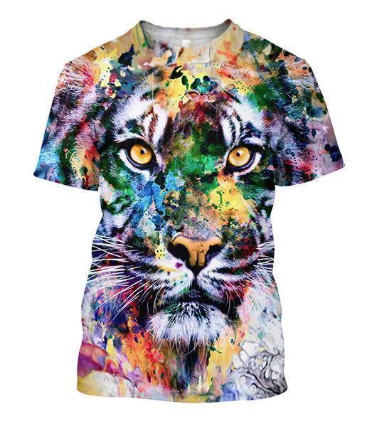 3D All Over Print Tiger Hoodie-Apparel-RoosterArt-T-Shirt-S-Vibe Cosy™