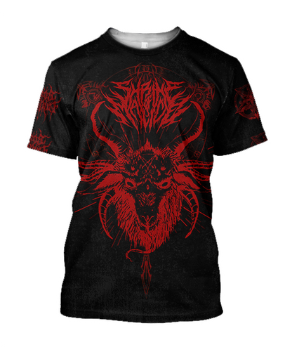 Satanic Devil All Over Printed Hoodie JJ290201-Apparel-MP-T shirt-S-Vibe Cosy™