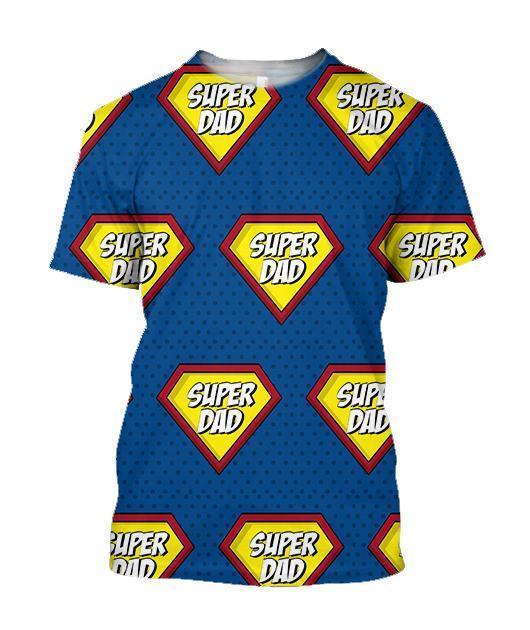 3D All Over Super Dad Hoodie-Apparel-Khanh Arts-T-Shirt-S-Vibe Cosy™