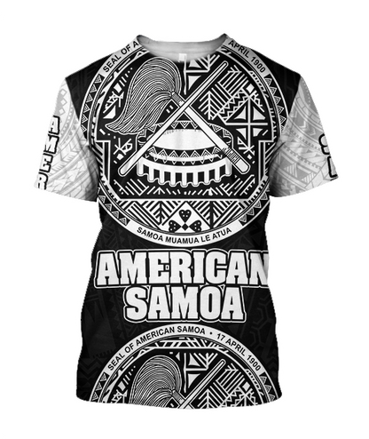 American Samoa All Over Hoodie - Coat Of Arm JJ300101 PL-Apparel-PL8386-T-shirt-S-Vibe Cosy™