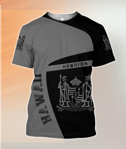 Hawaii King Coat Of Arms Polynesian Sport Hoodie - Premium Style J1-Apparel-Phaethon-T-Shirt-S-Vibe Cosy™