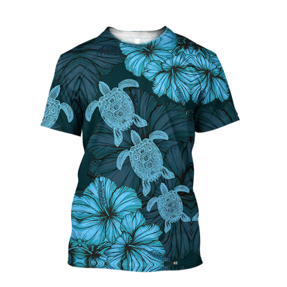 Turtle 3d hoodie shirt for men and women HAC270407-Apparel-HG-T-shirt-S-Vibe Cosy™